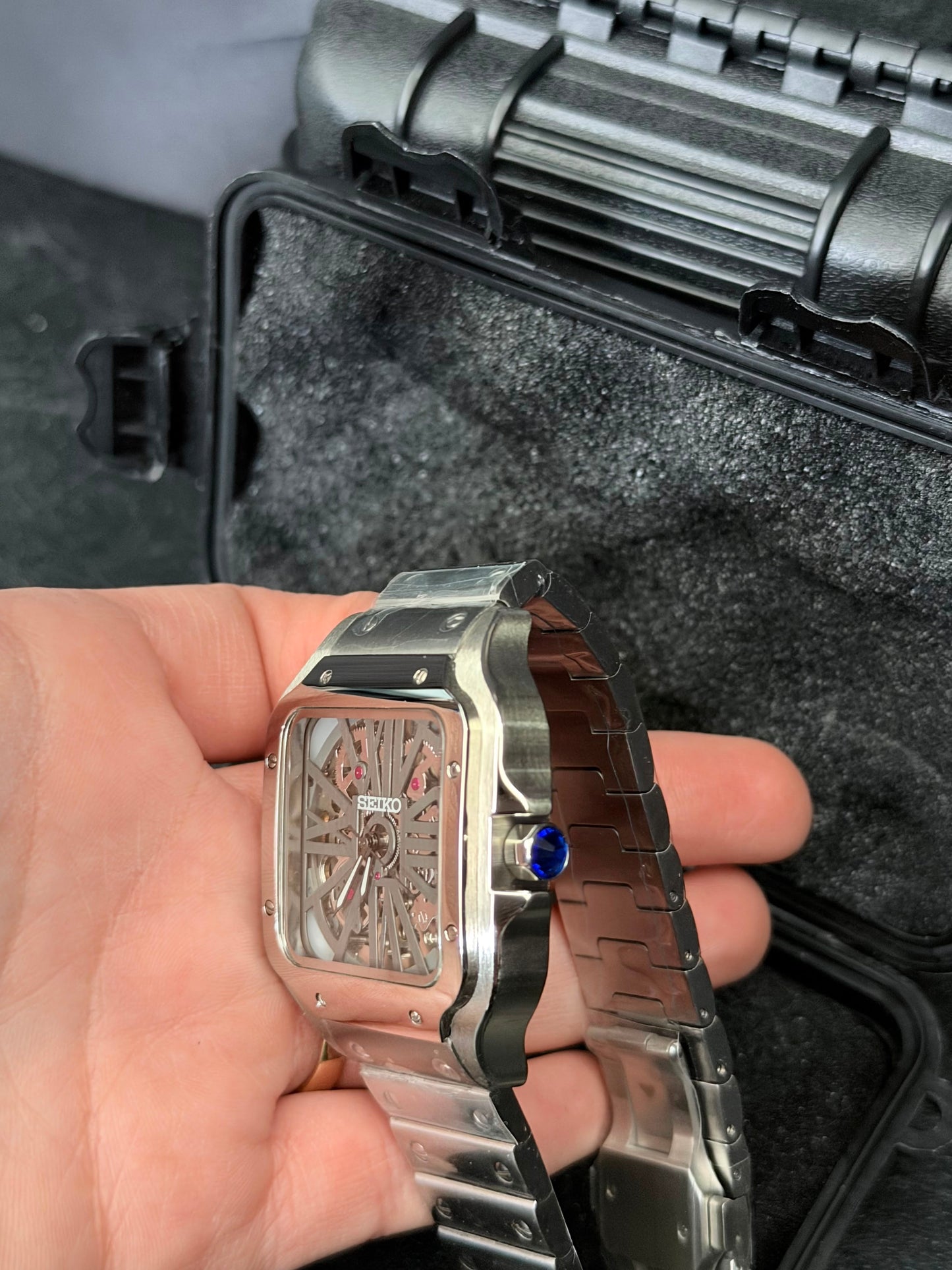Seiko Santos Skeleton Mod