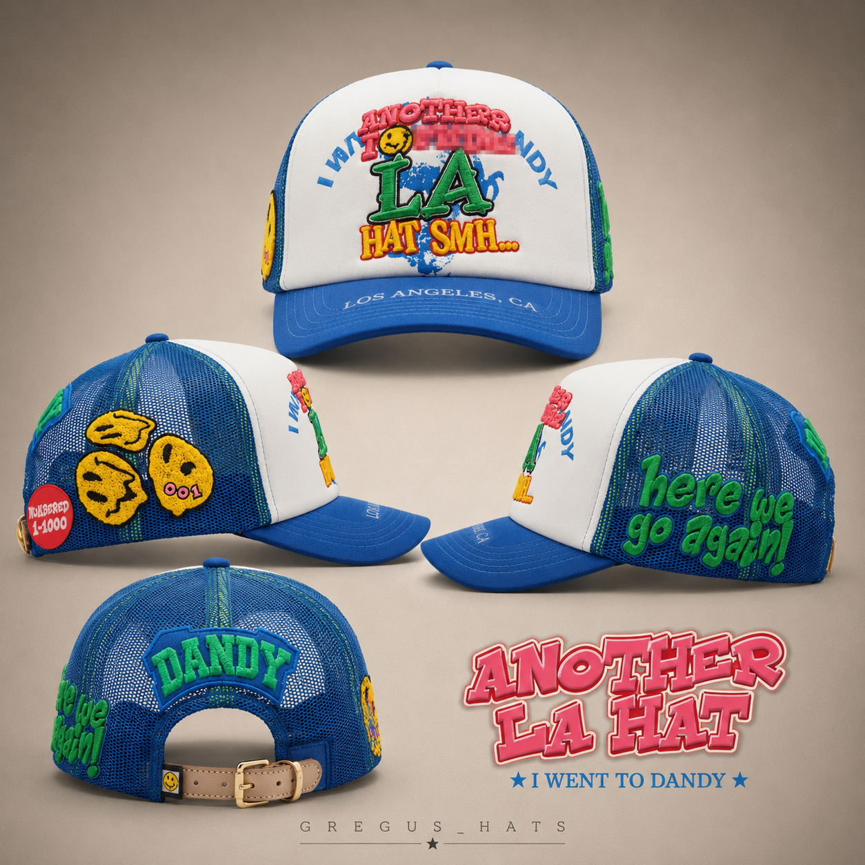 DANDY HATS - ANOTHER LA HAT 1/1000