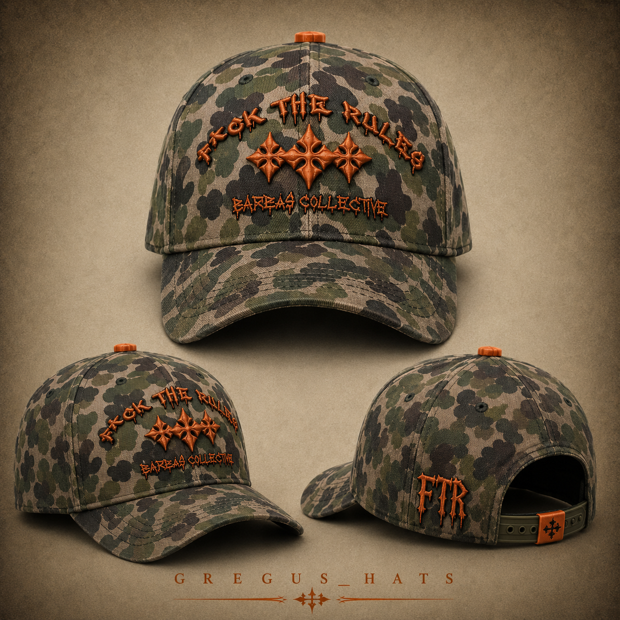 BARBAS HATS - "ETR" CAMO