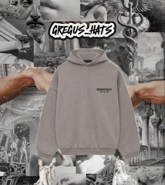 FEAR OF GOD
ESSENTIALS HOODIE
-Heather Gray