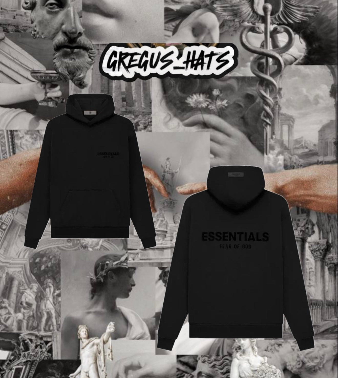 FEAR OF GOD
ESSENTIALS HOODIE
Stretch Limo/Black