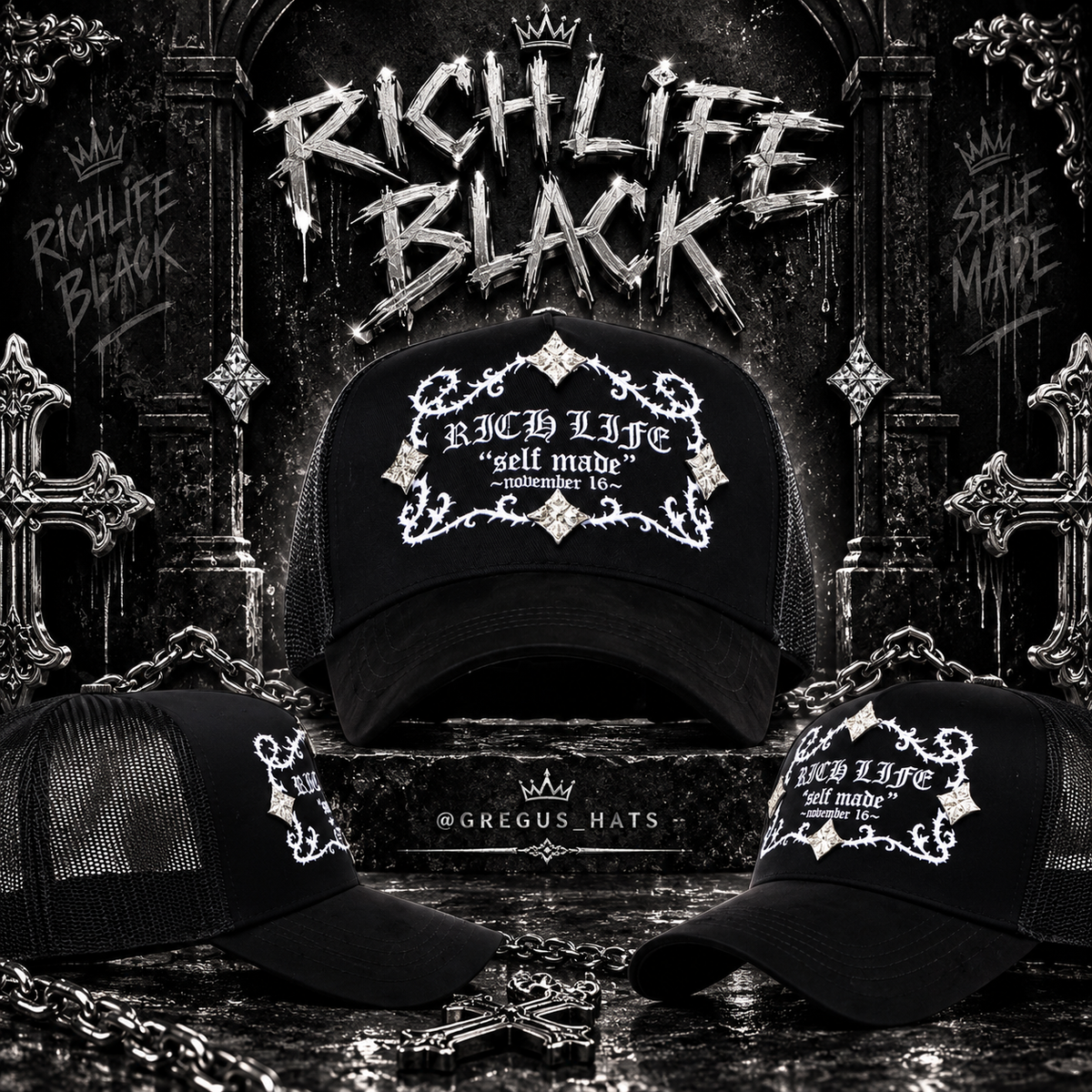 Barbas x RøM - Rich Life Black