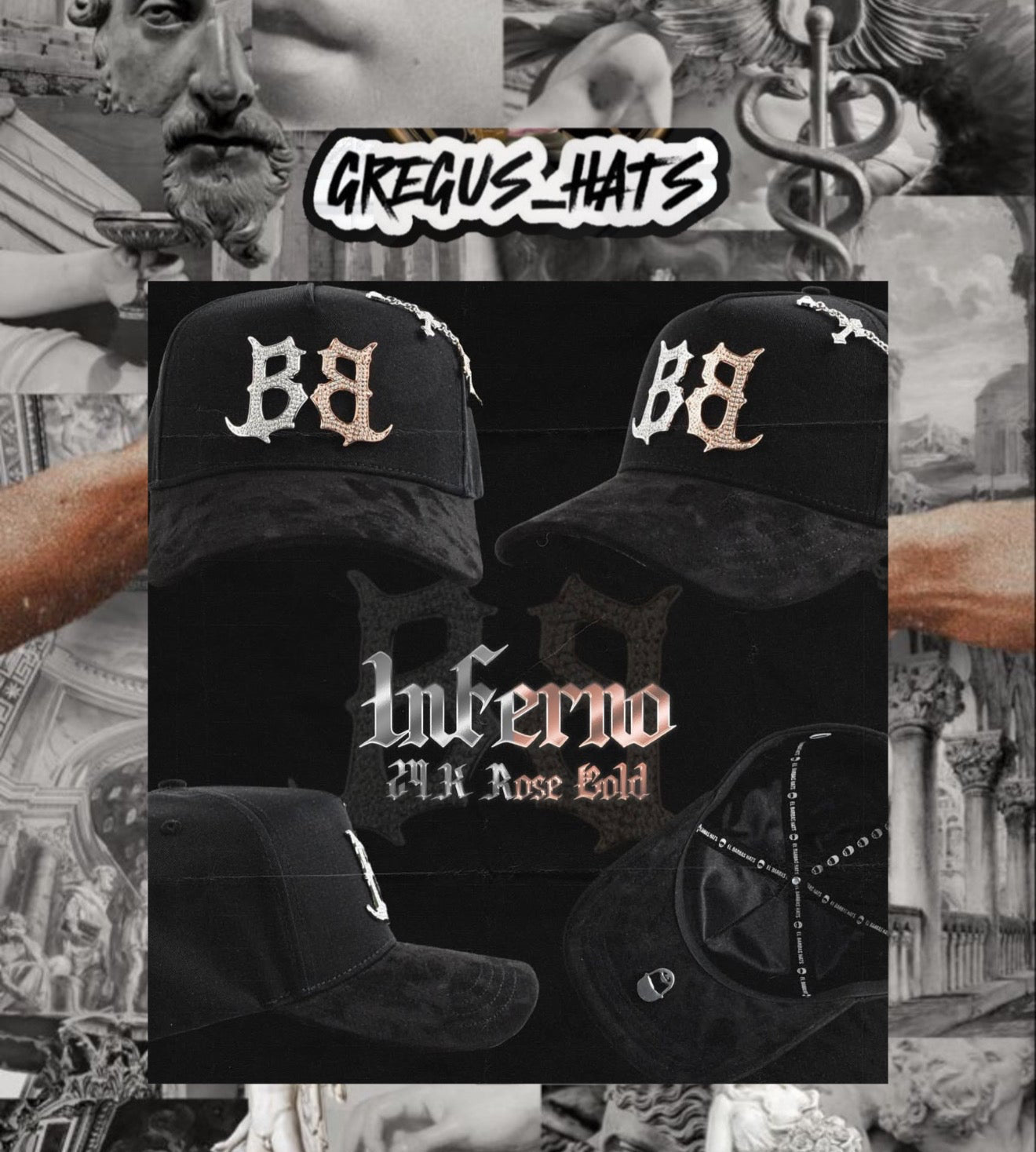 Barbas-Infernó 24 K Rose Gold