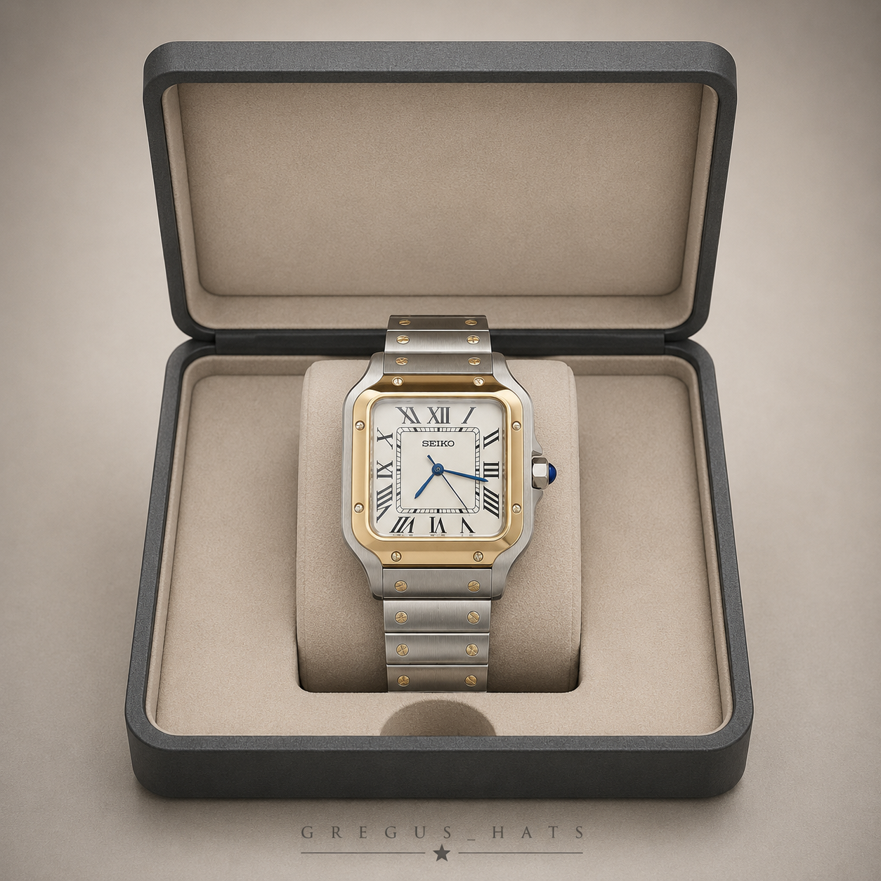 Seiko Santos Mod Two-Tone (Gold & Silver)