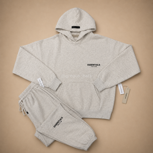 Set Essential ( PANTS & HODDIE) light Oatmeal.