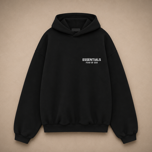 FEAR OF GOD
ESSENTIALS HOODIE                      Black 2024