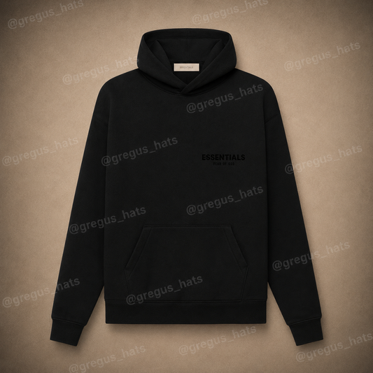 FEAR OF GOD
ESSENTIALS HOODIE
Stretch Limo/Black